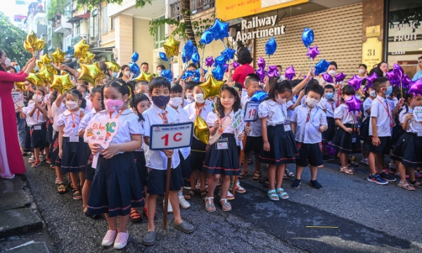베트남의 한 초등학교 입학식 모습. (사진=VnExpress/Giang Huy)