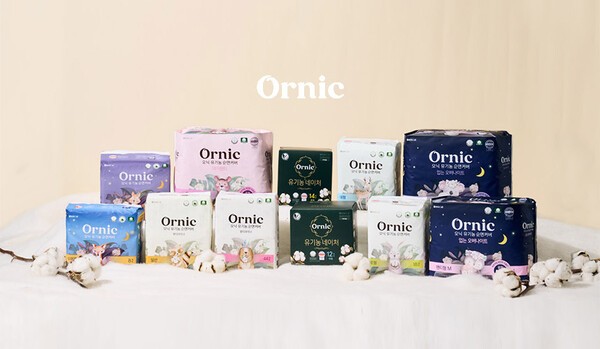 쌍용C&B는 유기농 생리대 브랜드 ‘오닉’을 네이버 N배송 서비스로 고객들이 주문 당일 또는 익일 받아볼 수 있도록 했다. (사진=쌍용C&B) 