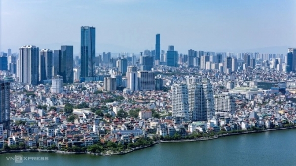 베트남 수도 하노이시 전경. 베트남의 집값이 급등세를 보이고 있는 가운데 아파트 매수층에서 젊은 층이 차지하는 비중이 크게 증가하고 있다.(사진=VnExpress/Giang Huy)