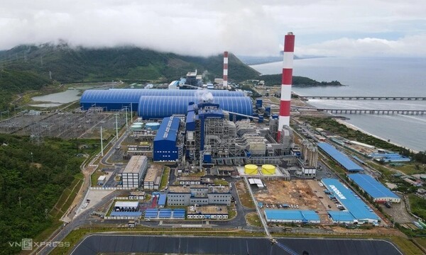 베트남 하띤성 붕앙2화력발전소 전경. 베트남 중북부 하띤성에서 20억달러 규모 화력발전소가 4년간 공사 끝에 가동을 시작했다.(사진=VnExpress/Duc Hung)