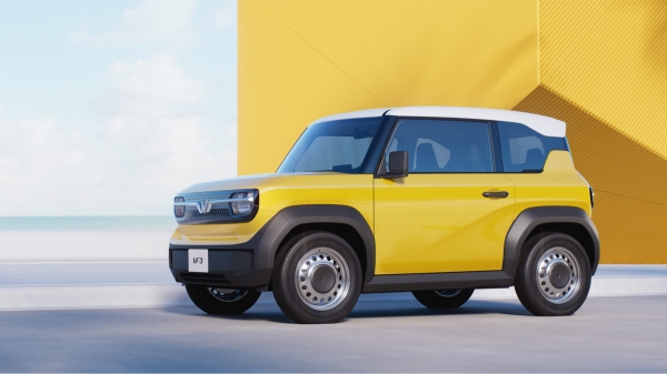 베트남 전기차 제조회사 빈패스트의 초소형 SUV전기차 VF3. 빈패스트가 올 들어 10만대가 넘는 전기차를 판매하며 베트남 자동차 시장에 새로운 역사를 써내려가고 있다. (사진=빈패스트)