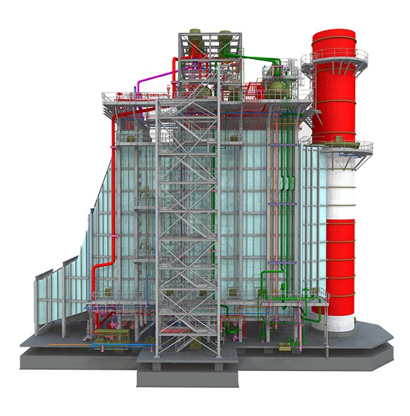 비에이치아이의 폐열회수장치(HRSG). 비에이치아이가 베트남 오몬4 LNG복합화력발전소 시공사인 두산에너빌리티와 4670만달러(706억원) 규모의 HRSG 공급계약을 체결했다. (사진=비에이치아이)