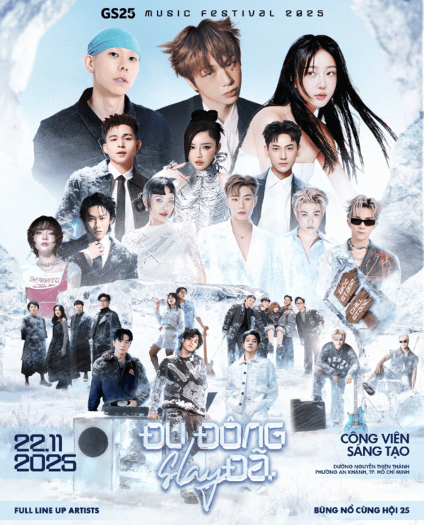 GS리테일이 운영하는 편의점 GS25베트남이 오는 22일 호치민시 투티엠 크리에이티브파크에서 현지 젊은 세대를 위한 대규모 문화 행사인 ‘GS25 베트남 뮤직 페스티벌 2025’(GS25 VIETNAM MUSIC FESTIVAL 2025)을 개최한다. (포스터=GS25베트남)
